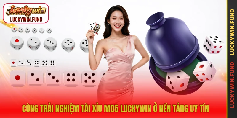 Cùng trải nghiệm tài xỉu MD5 LUCKYWIN ở nền tảng uy tín